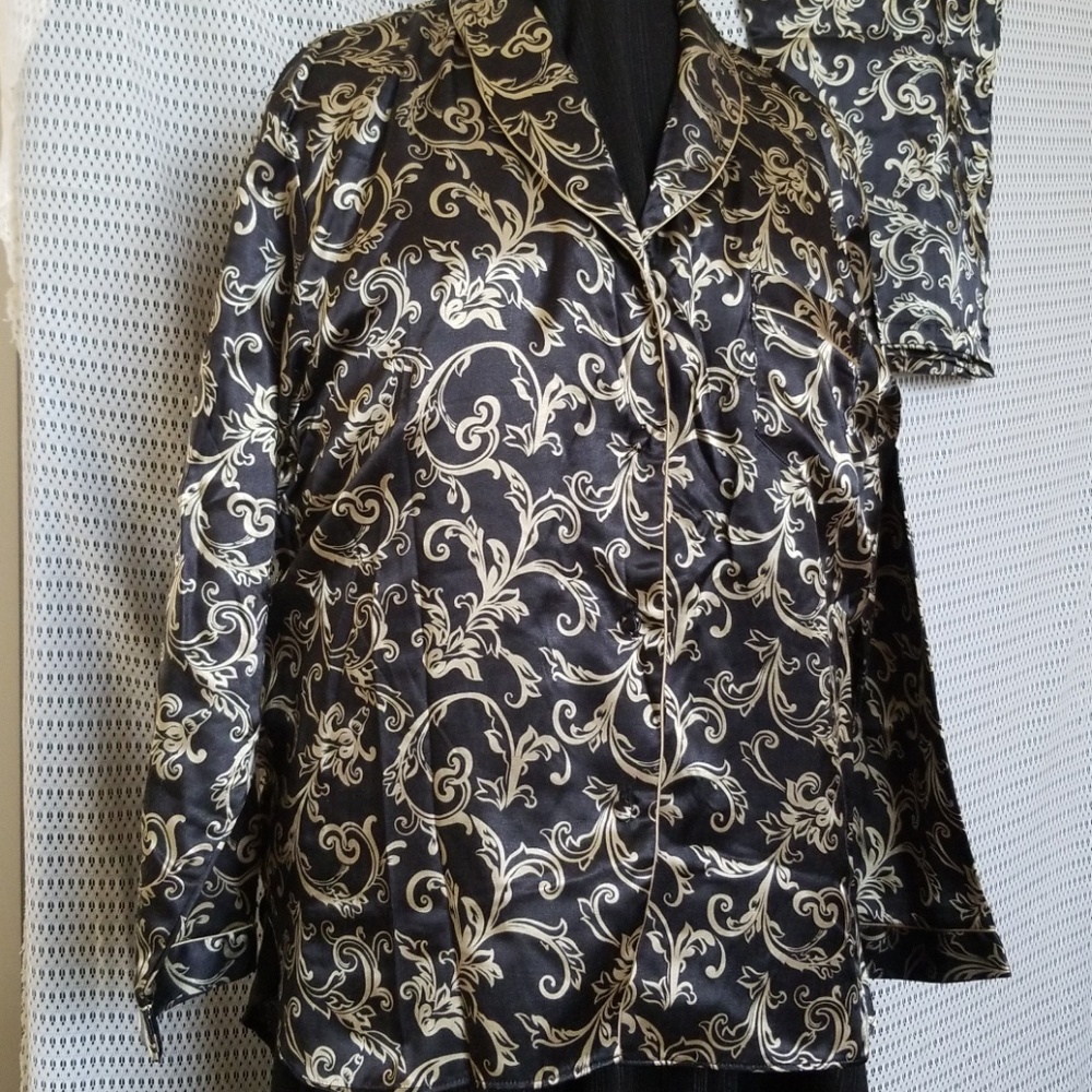 Silk pajamas